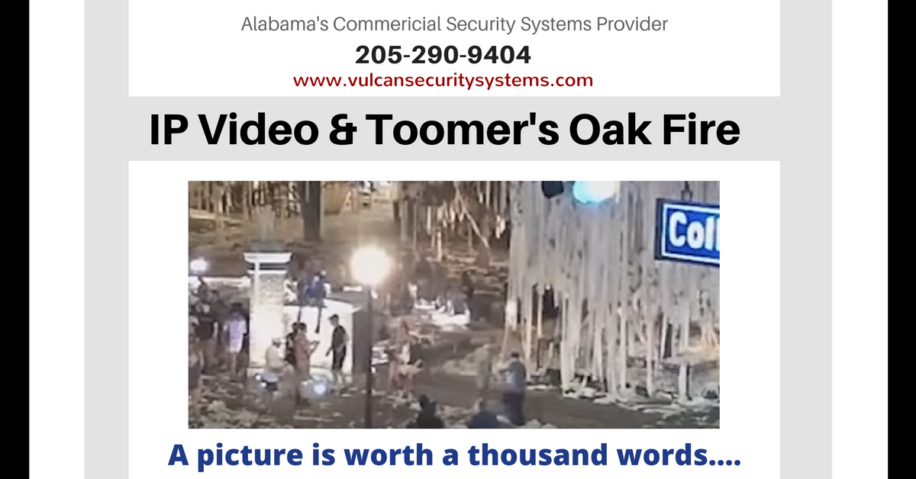 IP Video and Toomer's Oak Fire