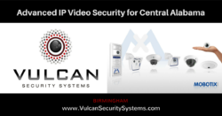 Vulcan Security Systems in Birmingham Alabama recommends Mobotix IP video cameras for surveillance applications. Our security systems are installed throughout Central Alabama.