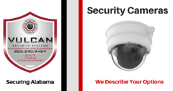Video Surveillance Camera Options blog post by Vulcan Security Systems, Birmingham, Alabama explains IP video camera options