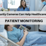 How Security Cameras Can Help Healthcare Providers: Patient Monitoring: Vulcan Security Systems Birmingham, AL: Hospital patient lying in bed, female healthcare professional and male healthcare professional are standing at bedside talking to the patient in hospital room.