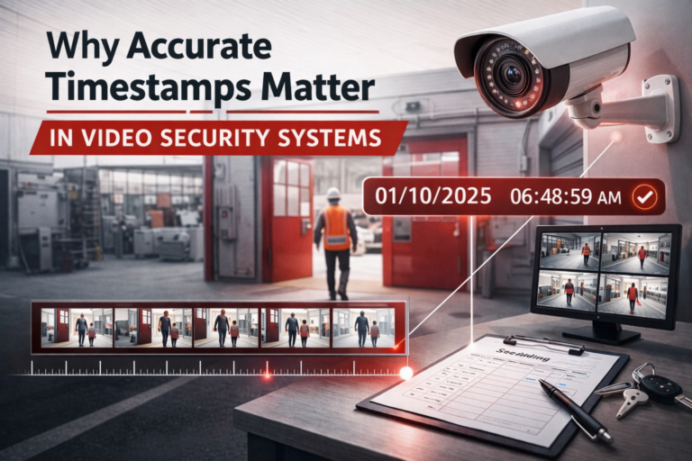 Why Accurate Timestamps Matter in Video Security Systems
