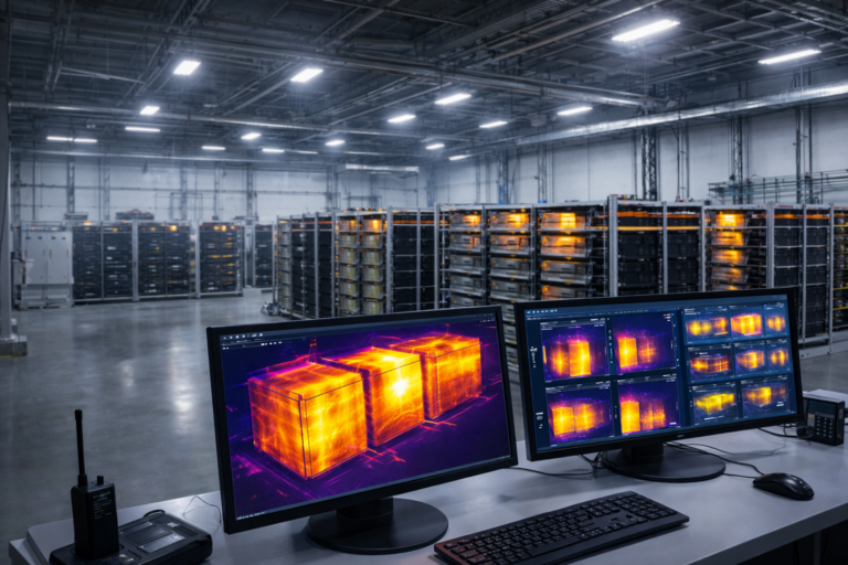 Battery Storage Fire Risk: Why Thermal Video Monitoring Is Critical