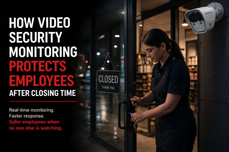 video security monitoring protects employees