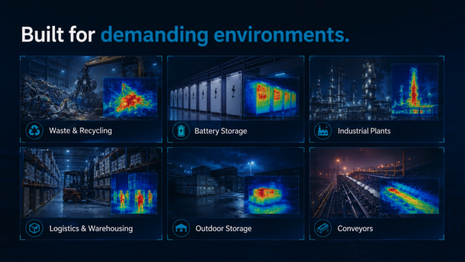 Thermal security camera applications
