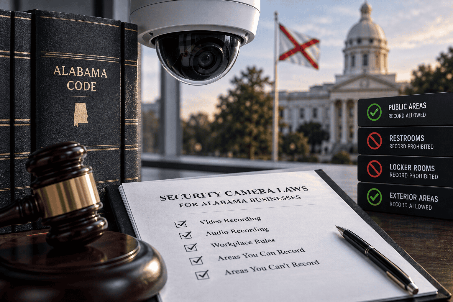 security camera laws Alabama