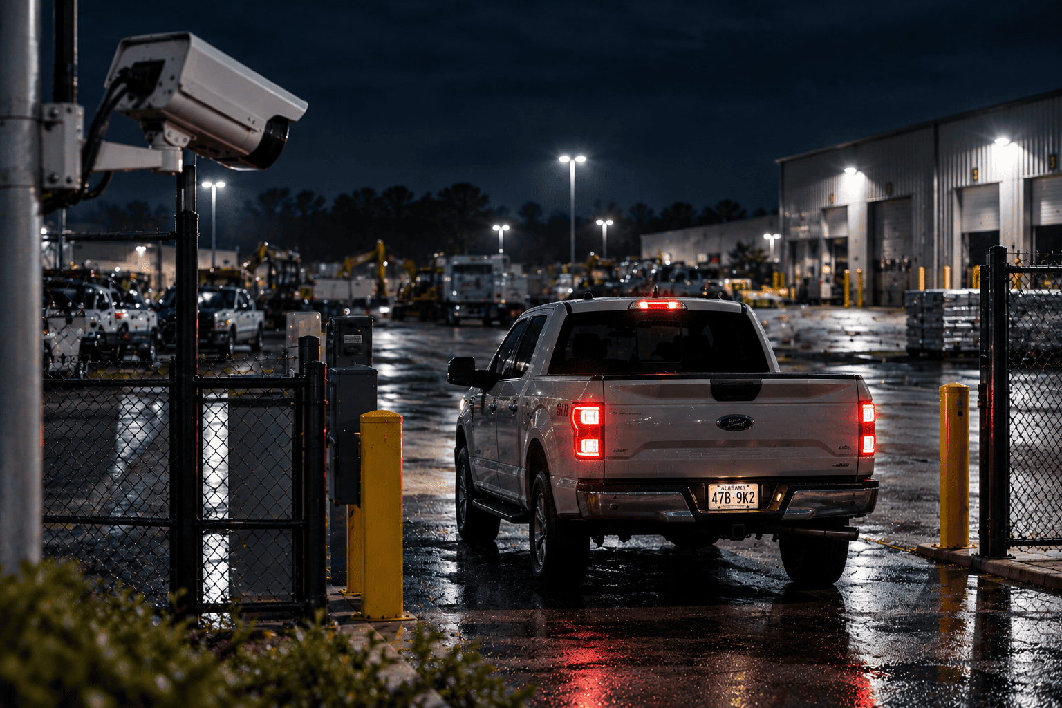 vehicle lot cameras